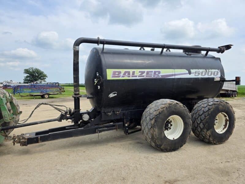 #3 ’20 Balzer 5000 Gallon Tanker w. Steerable Axle