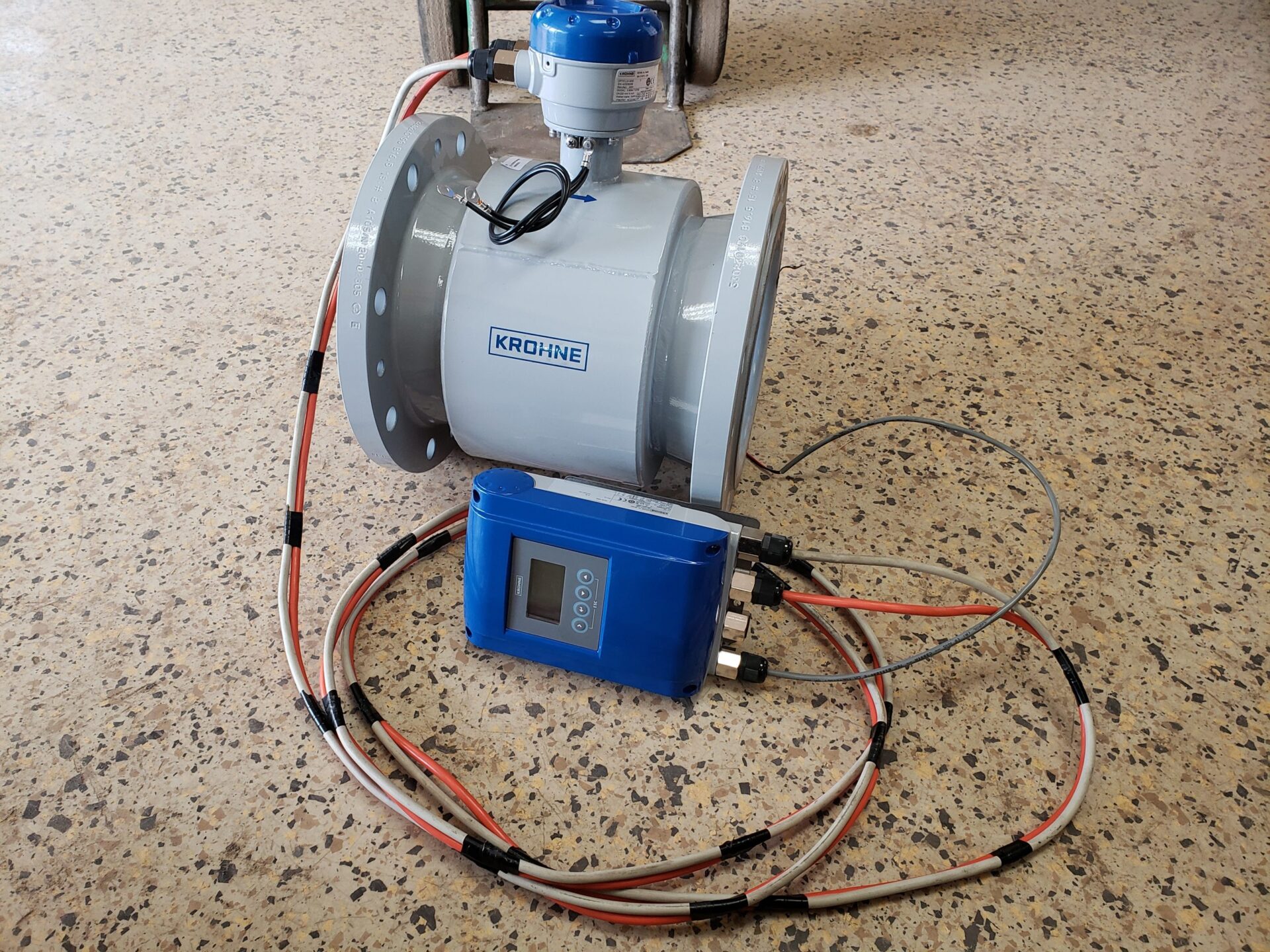 New 8" Krohne Flowmeter Tube with Metering Head Phil's Pumping and