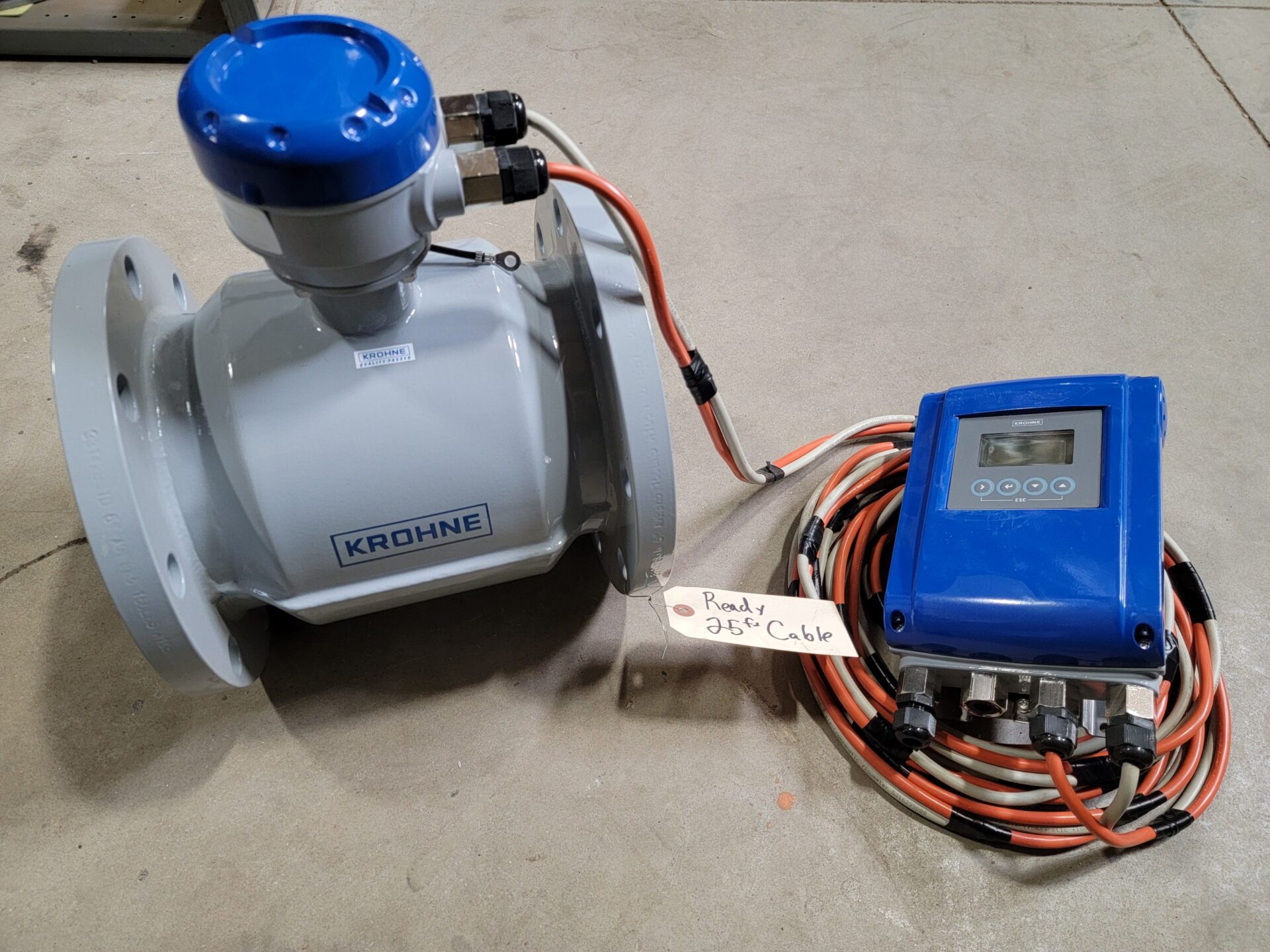 New 6″ Krohne Flowmeter Tube with Metering Head Phil's Pumping and