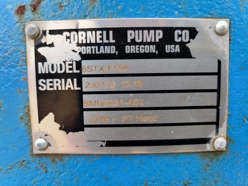 Used 6″ Cornell Trash Pump