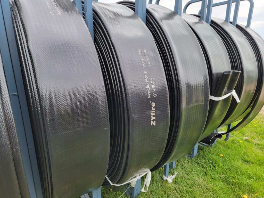 NEW 8 & 10 ZY Fire TPU Extruded Through the Weave Layflat Hose