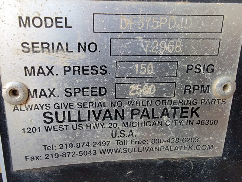 AC-35 2014 375 CFM Sullivan Air Compressor