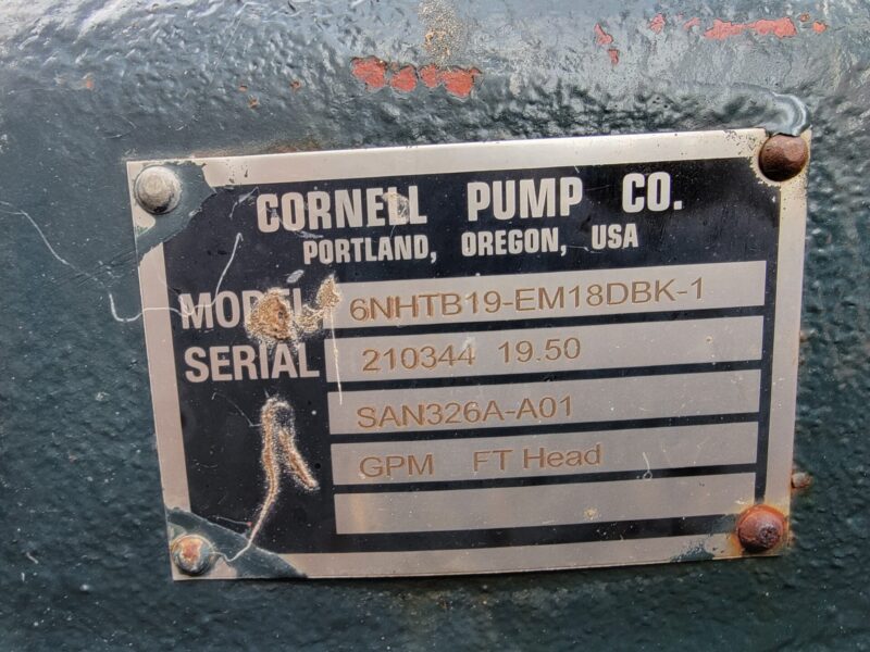 U-4581 1997 Peterbilt 379 exhd 6NHTB19 Cornell Pump Truck