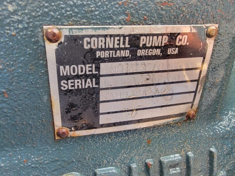 4NHTB Cornell Pump Cart w. Pig Launcher