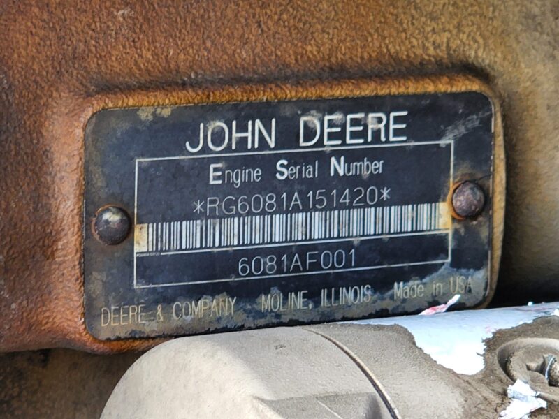 6.8 L John Deere w. 4NHTB Cornell Pump