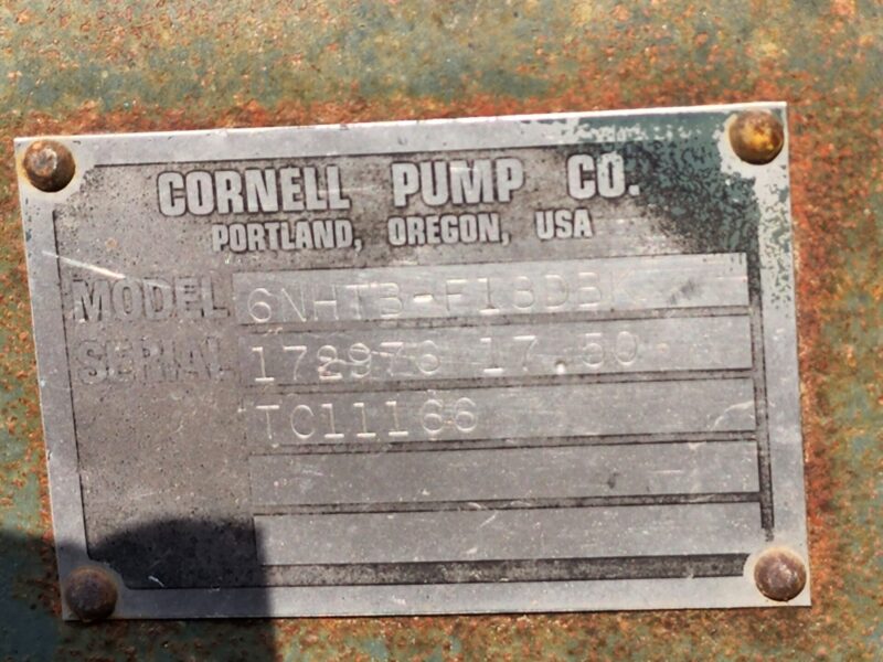 6NHTB Cornell Pump 8.3L Cummins Power Unit