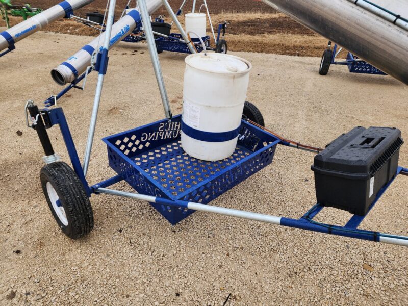 12″ Phil’s Load Stand w.Basket, Foam Injection, Wheel Jacks & Lights.