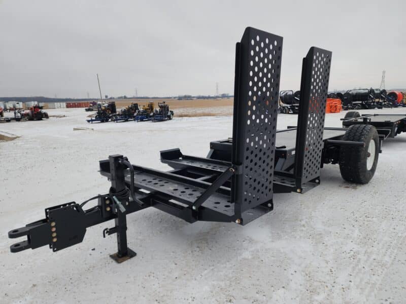 Single Axle Pump Trailers w. UTV Ramps