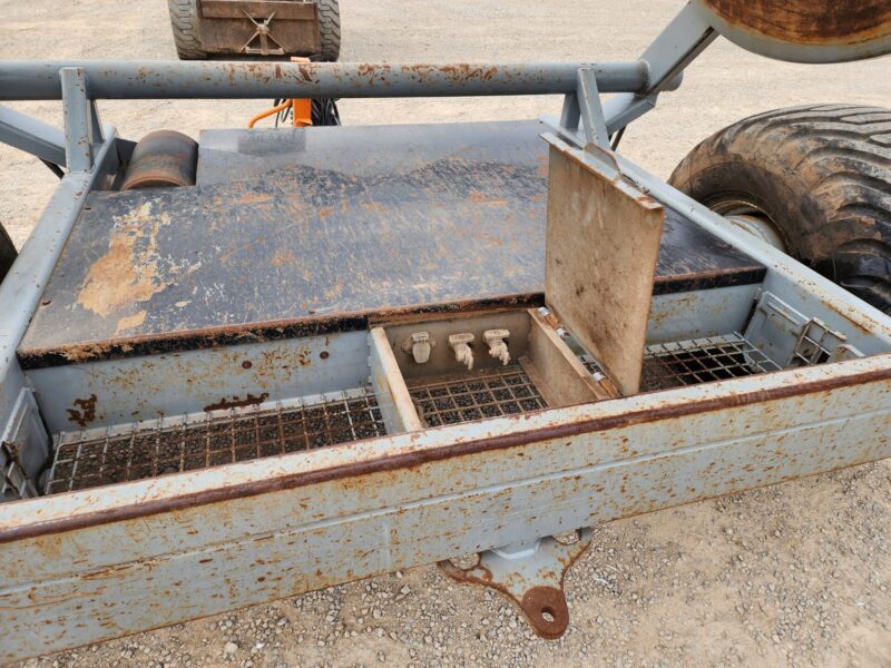 Used Hydraulically Operated Single Axle Hose Cart Holds 9-8″ Hoses