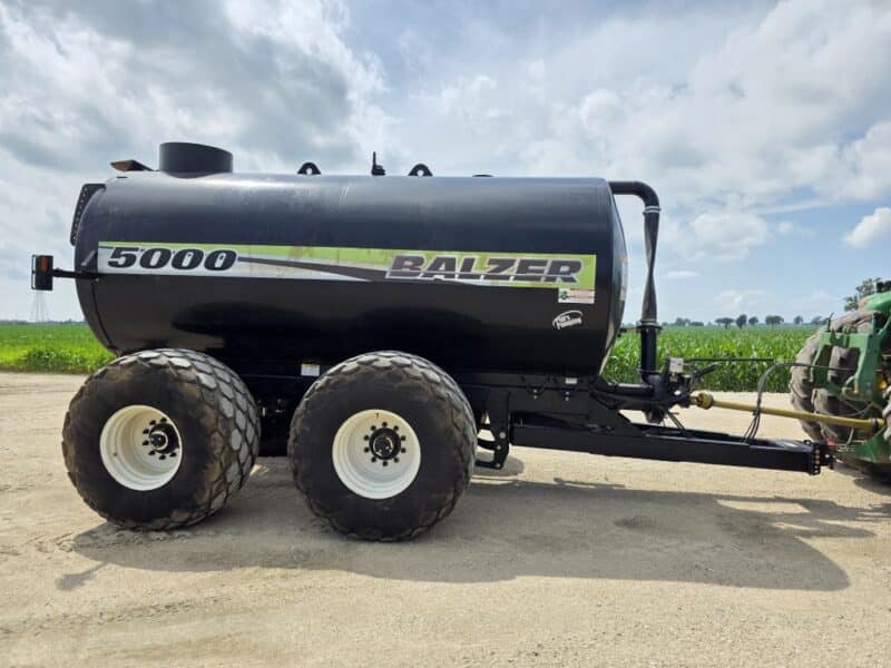 #4 Balzer 5000 Gallon Tanker w. Steerable Axle