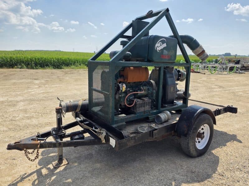 6STX Cornell Trash Pump w. Deutz Engine on Trailer