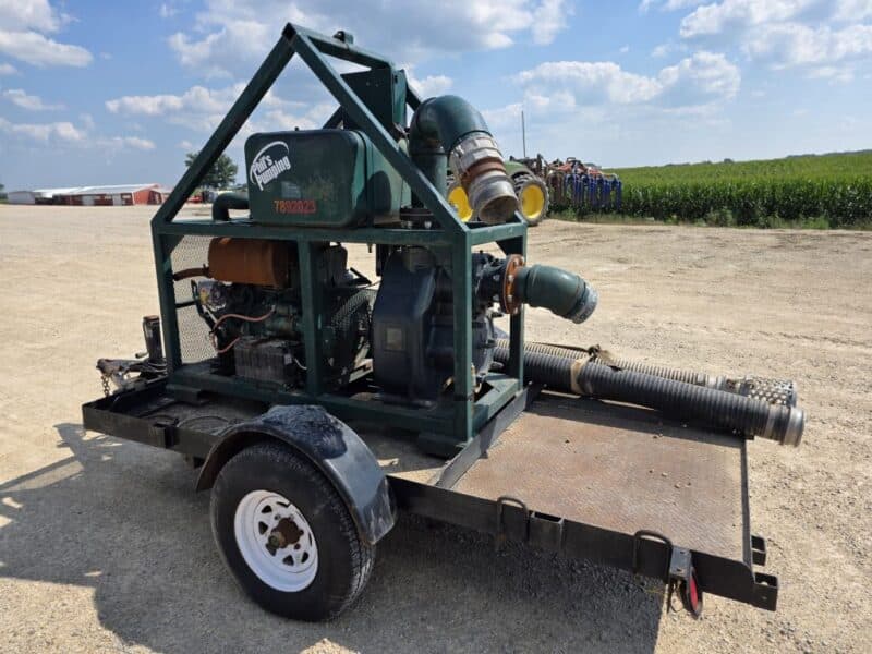 6STX Cornell Trash Pump w. Deutz Engine on Trailer