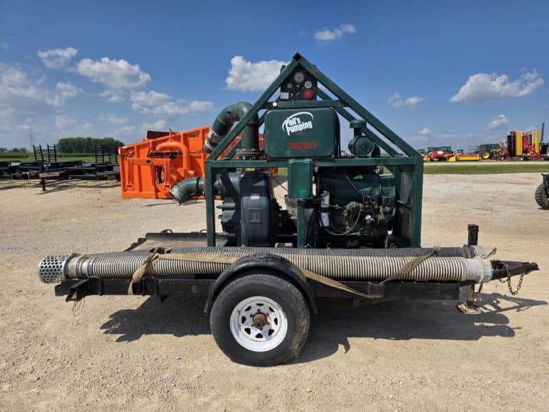 6STX Cornell Trash Pump w. Deutz Engine on Trailer