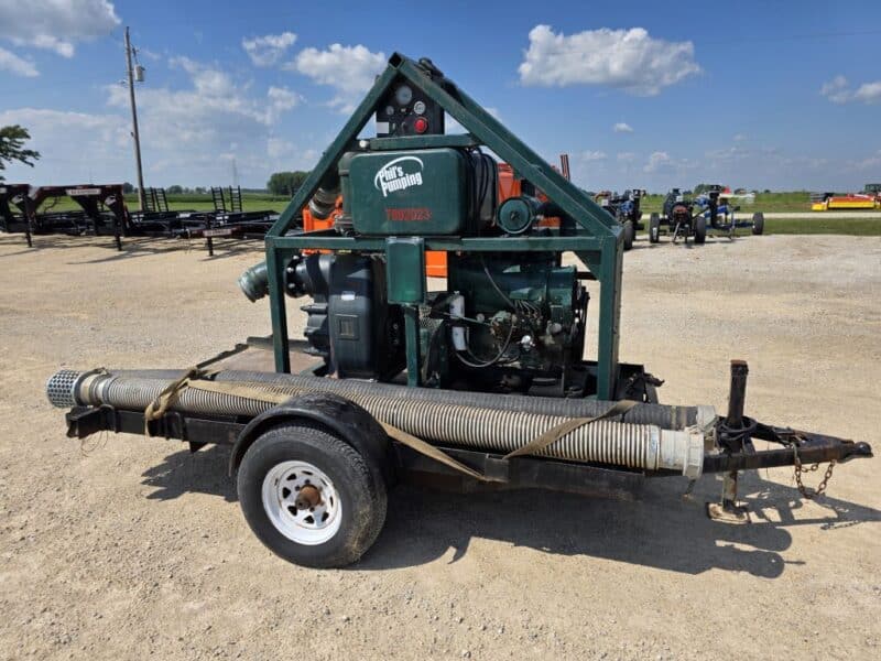 6STX Cornell Trash Pump w. Deutz Engine on Trailer