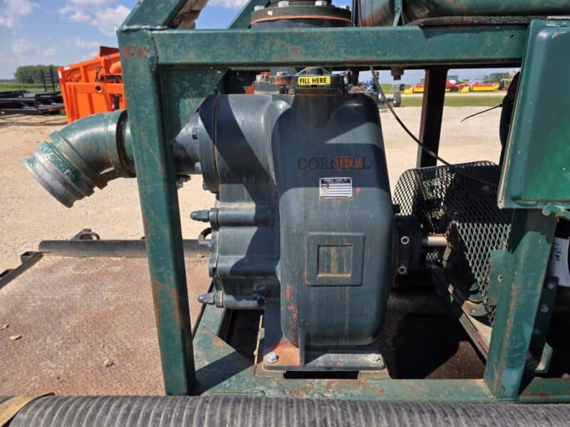 6STX Cornell Trash Pump w. Deutz Engine on Trailer
