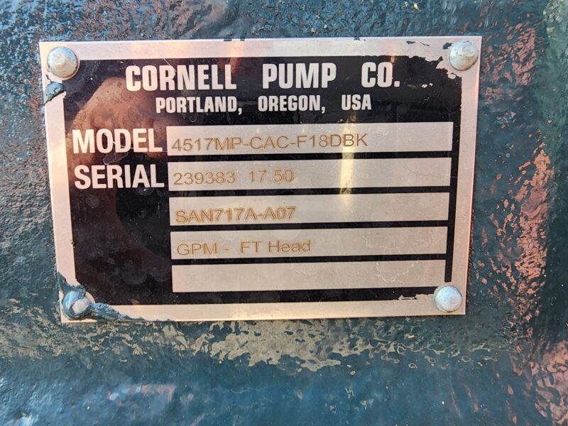 #2 Phil’s 4517MP CAC Cornell Sand PTO Pump w. Pig Launcher