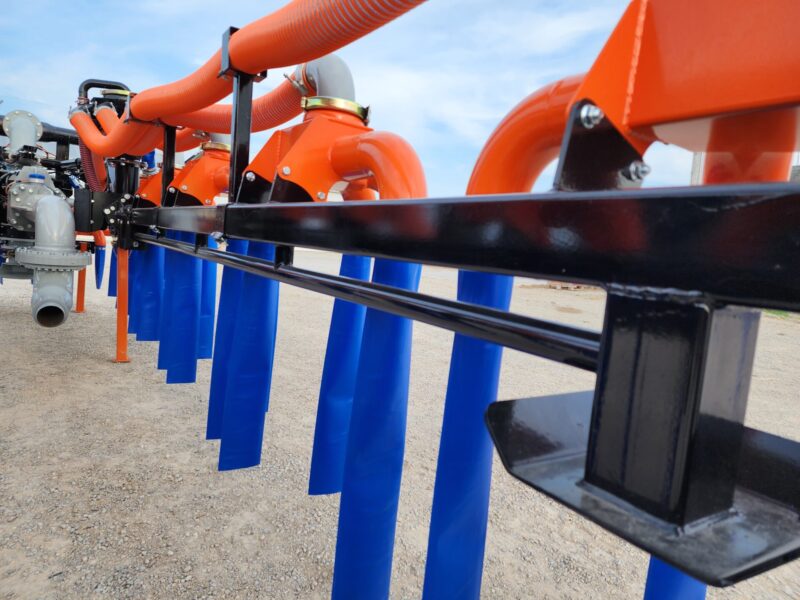 New 56′ Dribble Bar with 4″ Drop Hoses