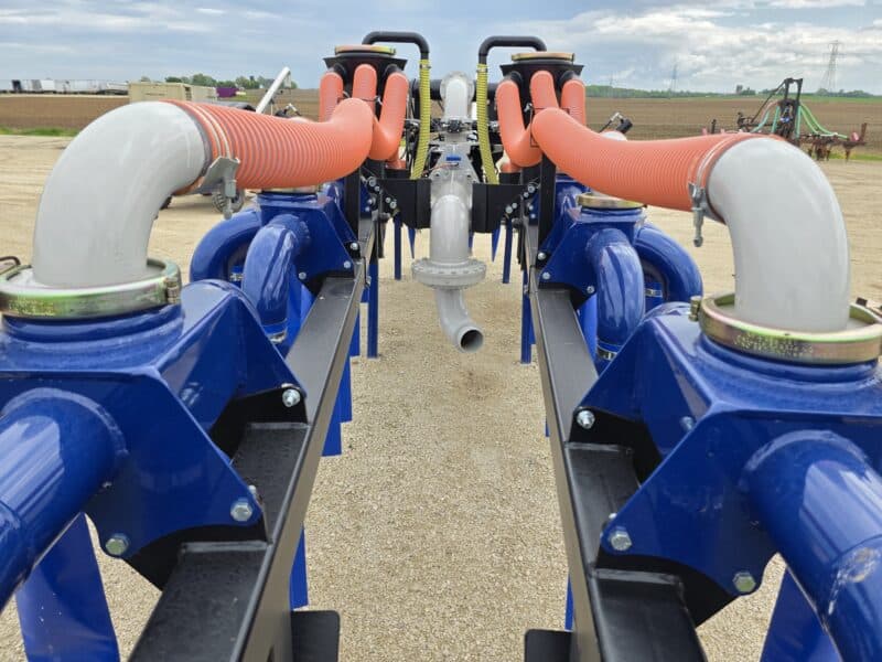 New 48′ Dribble Bar with 4″ Drop Hoses