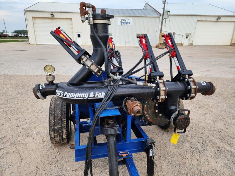 4NHTB Cornell PTO Driven Pump Cart with Hydraulic Bypass and Pig Launcher