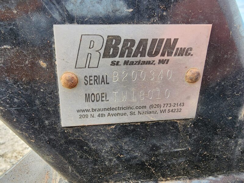 R Braun Inc Twister 8010 Hose Reel Holds 10-8″ Hoses