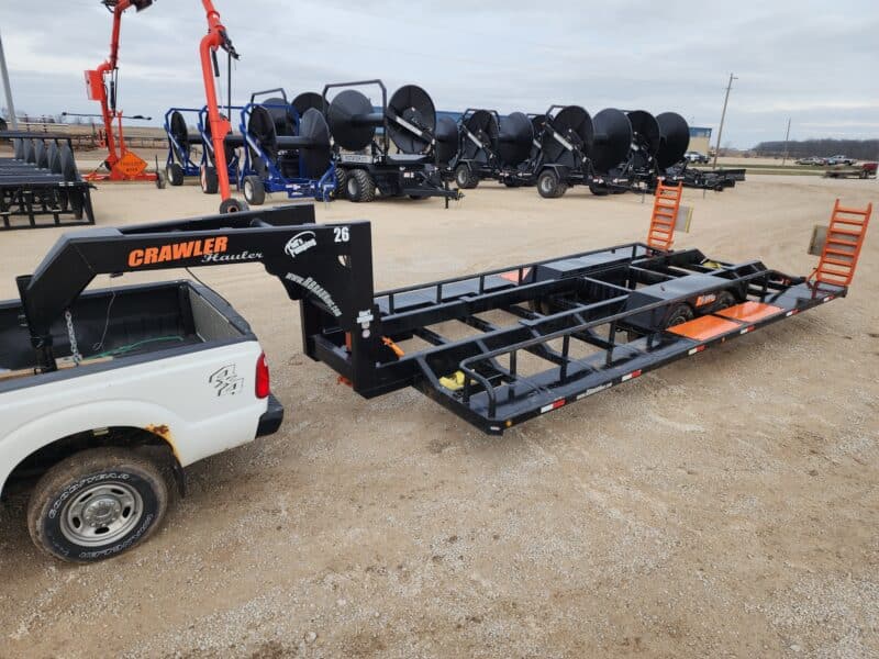 F-26 RBraun Gooseneck Style Manure Boat Trailer