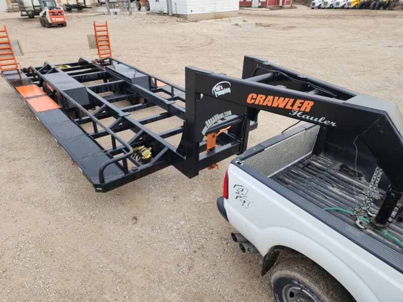 F-26 RBraun Gooseneck Style Manure Boat Trailer