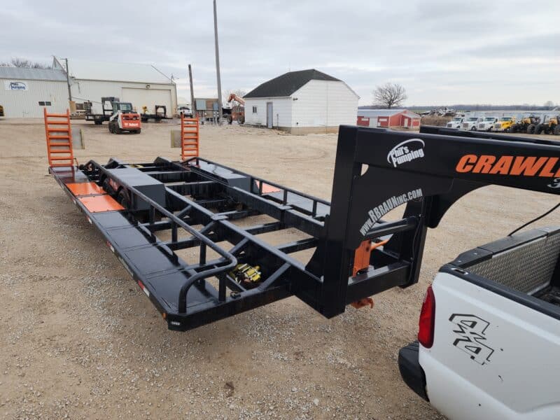 F-26 RBraun Gooseneck Style Manure Boat Trailer