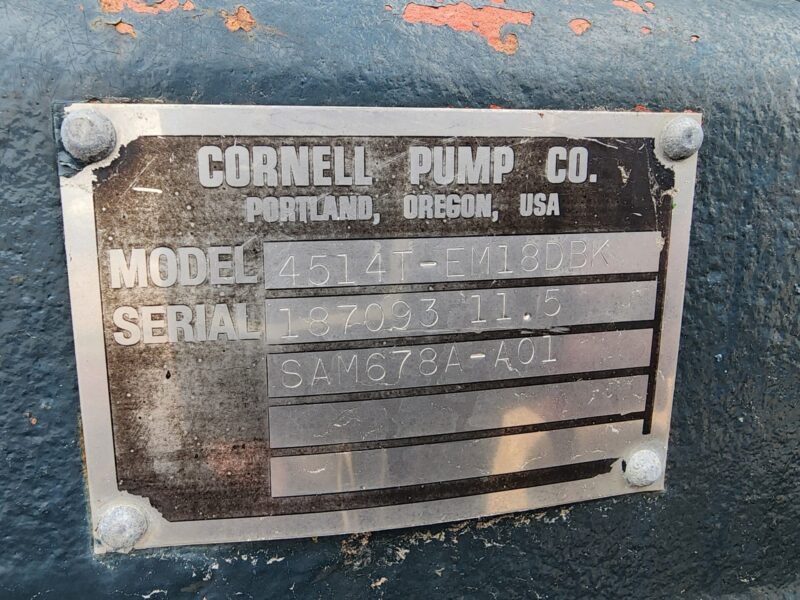 6.8L John Deere Engine Unit w. 4514 Cornell Pump