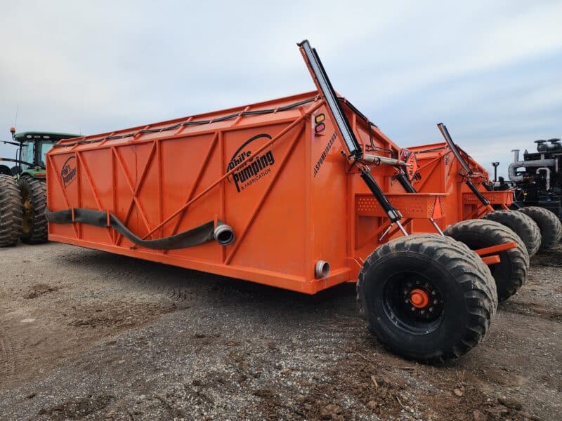 #14 Phil’s Pumping 10,000 Gallon Manure Transfer Dumpster w. High Volume Pump, Used 1 Season!