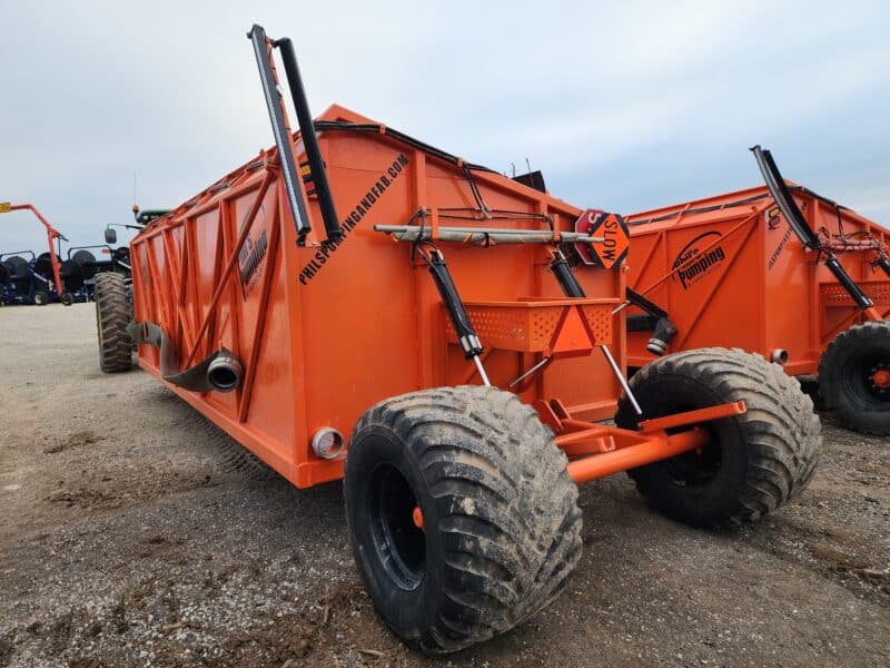 #14 Phil’s Pumping 10,000 Gallon Manure Transfer Dumpster w. High Volume Pump, Used 1 Season!