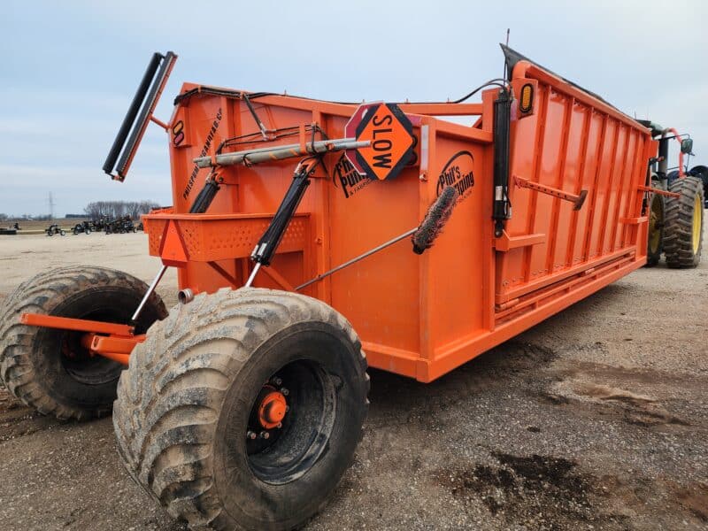 #14 Phil’s Pumping 10,000 Gallon Manure Transfer Dumpster w. High Volume Pump, Used 1 Season!