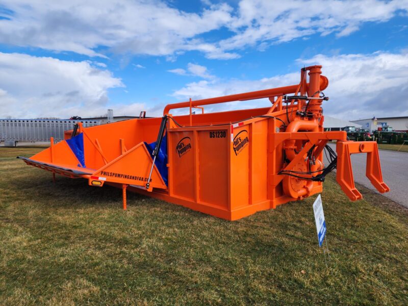 Phil’s DS1230 16,000 Gallon Pumping Dumpster High Volume Pump w. Load Stand.