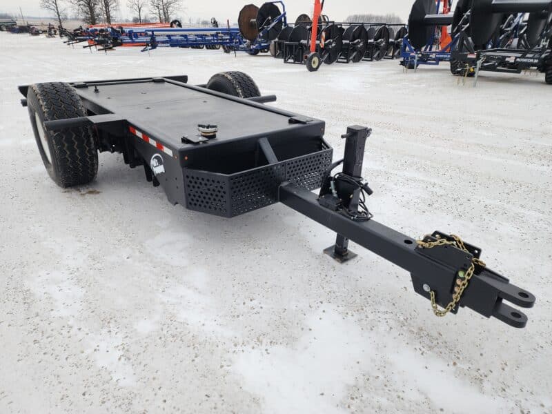 Single Axle Pump Trailer No Ramps.