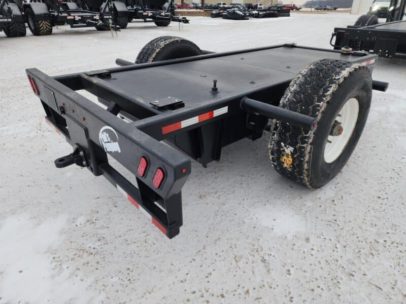 Single Axle Pump Trailer No Ramps.