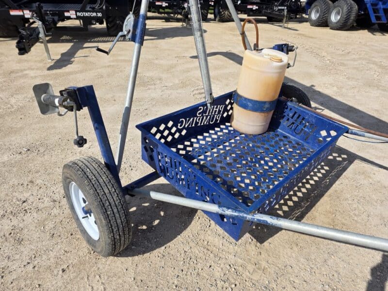 #11 12″ Phil’s Load Stand w.Basket, Foam Injection, Wheel Jacks & Lights.