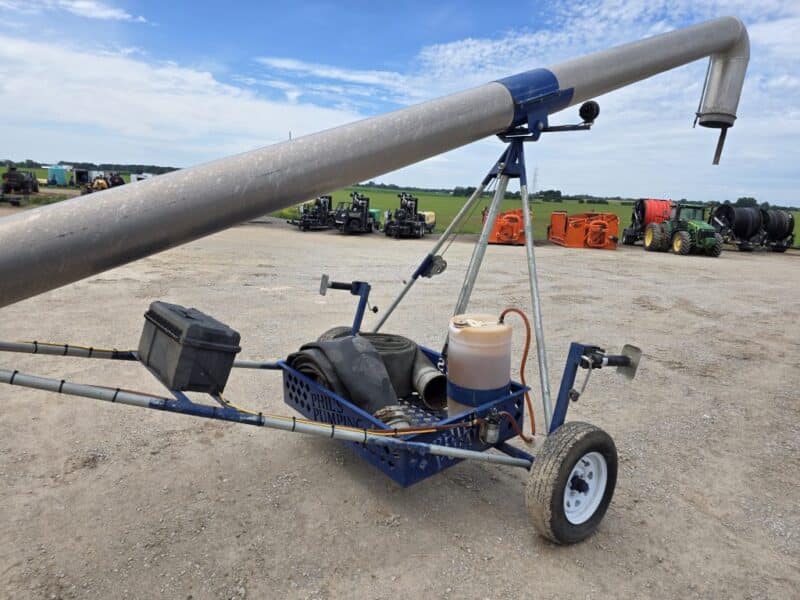 #12 12″ Phil’s Load Stand w.Basket, Foam Injection, Wheel Jacks & Lights.