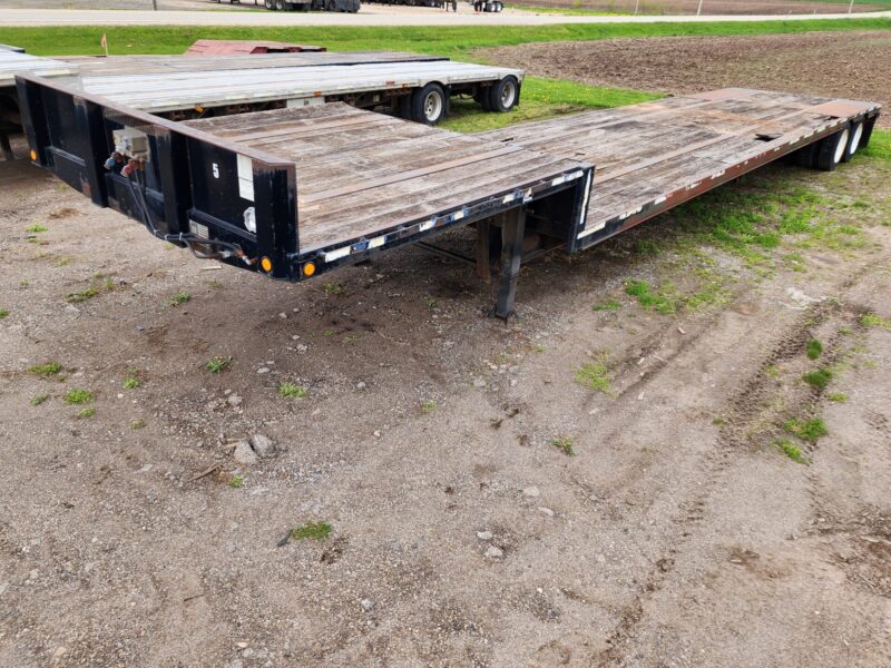 1989 Trail King 50Ft x 10Ft Wide Stepdeck Semi Trailer