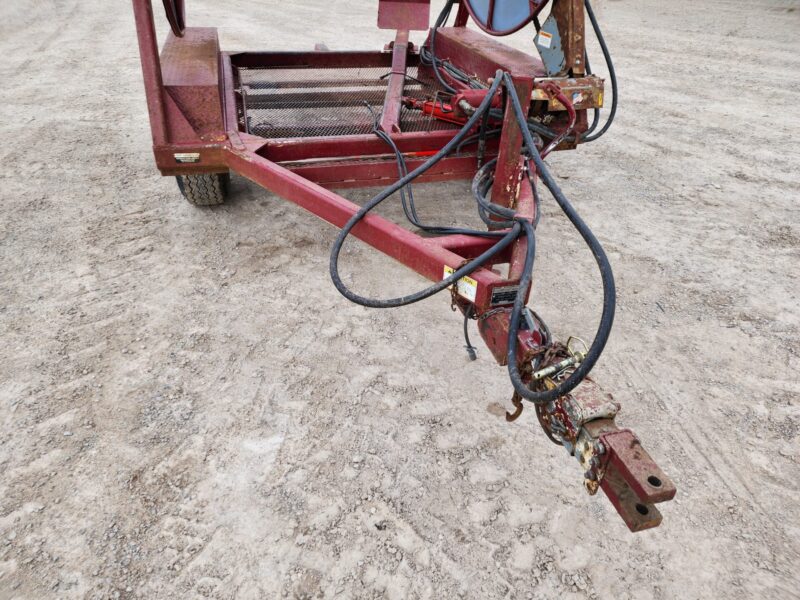 Hydro Engineering Tandem Axle Hose Cart Holds 1 Mile of 6″ Hose.