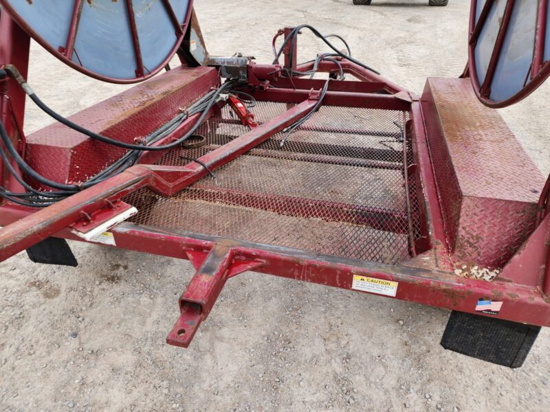 Hydro Engineering Tandem Axle Hose Cart Holds 1 Mile of 6″ Hose.