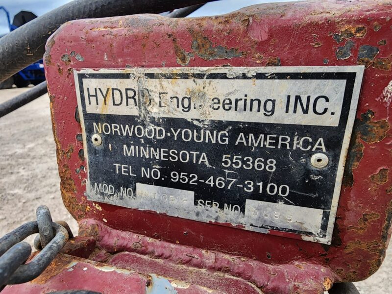 Hydro Engineering Tandem Axle Hose Cart Holds 1 Mile of 6″ Hose.