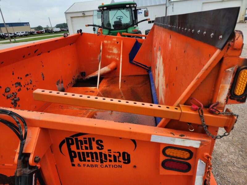 Phil’s Pumping 6,000 Gallon Manure Transfer Dumpster w. High Volume Pump