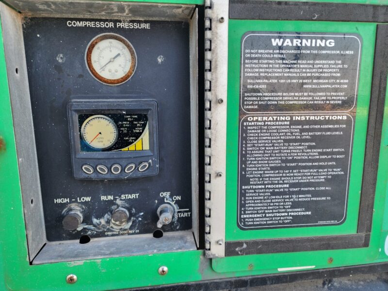 AC-69 375 CFM 2015 Sullivan Palatek w. Cummins Engine Air Compressor