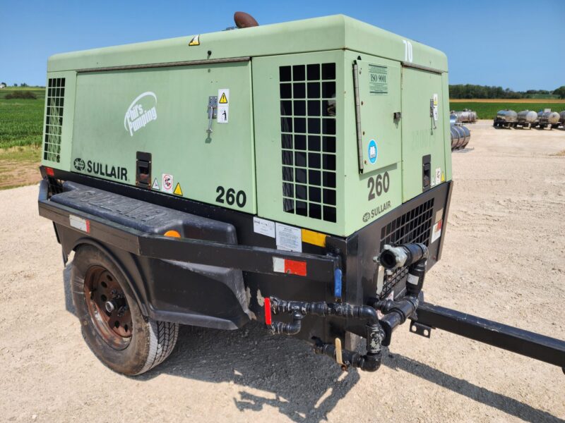 AC-70 260 CFM 2011 SullAir Air Compressor w. 3.0L John Deere