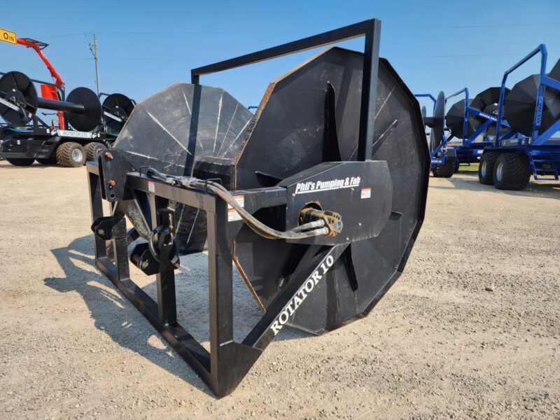 Used Phil’s Rotator 10 3 Pt Hose Reel Holds 5-8×660′