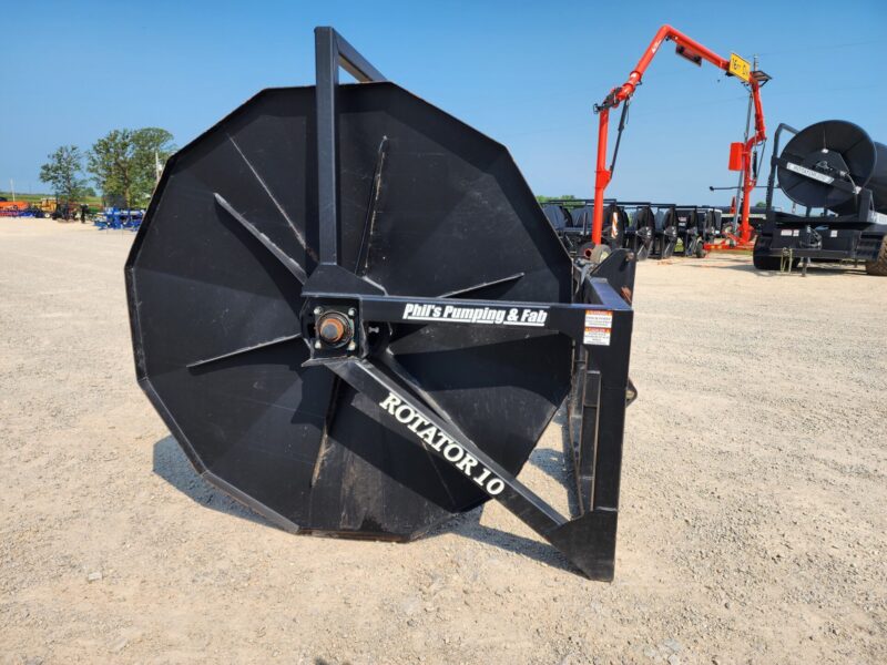 Used Phil’s Rotator 10 3 Pt Hose Reel Holds 5-8×660′