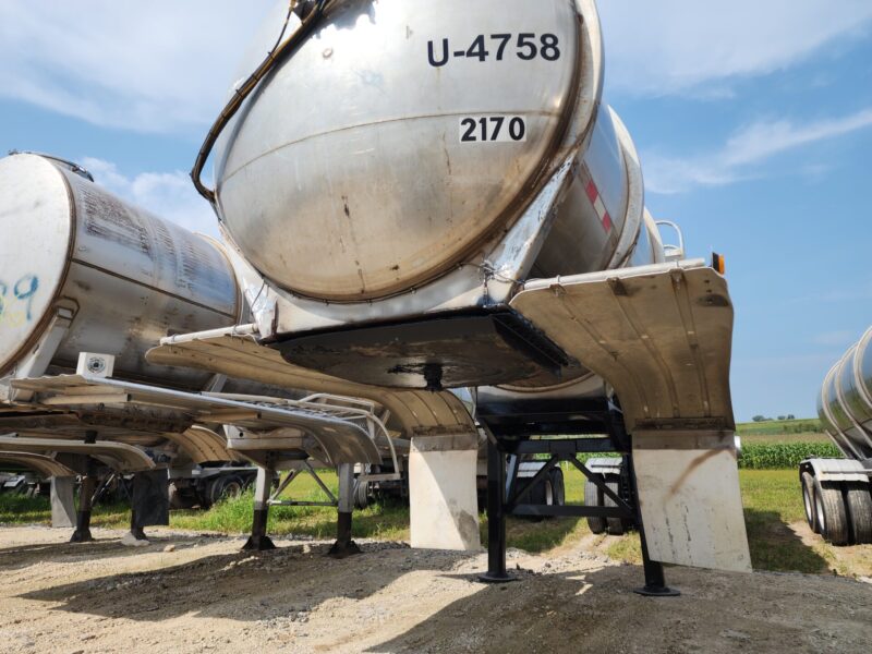 U-4758 6500 Gallon Stainless Steel Semi Tanker- 18″ Unload