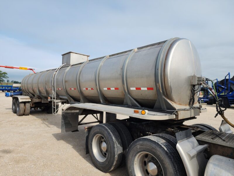 U-4759 6250 Gallon Stainless Steel Semi Tanker- 2-12″ Unload