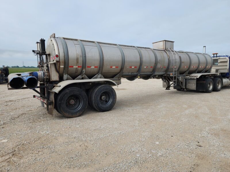 U-4759 6250 Gallon Stainless Steel Semi Tanker- 2-12″ Unload