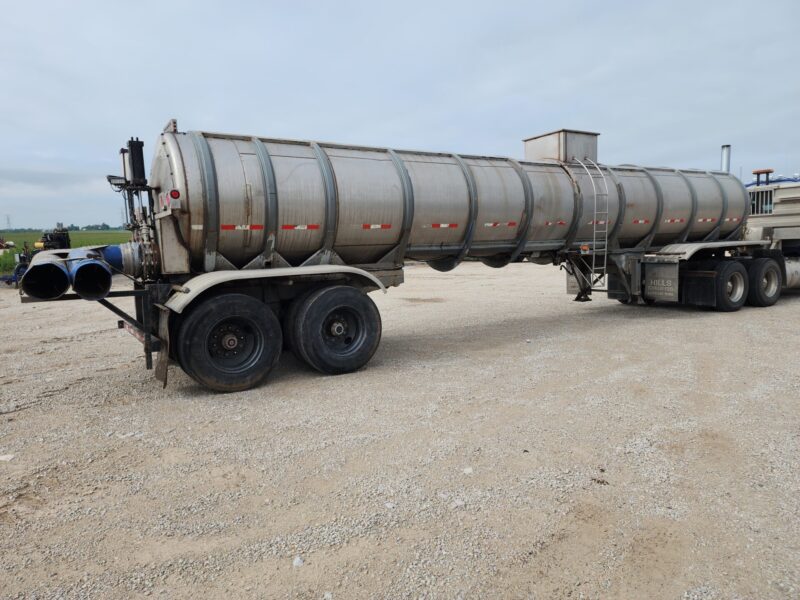 U-4759 6250 Gallon Stainless Steel Semi Tanker- 2-12″ Unload