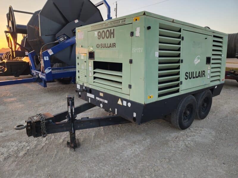 900 CFM SullAir Compressor Cat C9 Acert Engine. Only 5615 Hours.